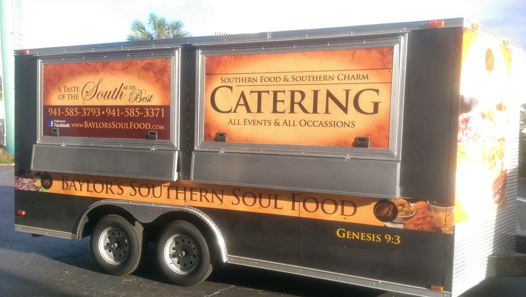 Custom Food Truck Wraps Monarch DIRECT