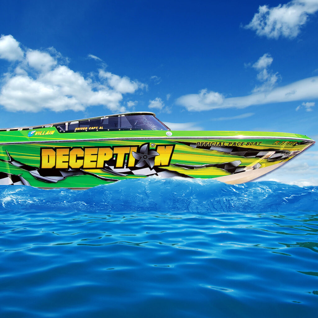 The best custom boat wrap and decal shop in Port Charlotte